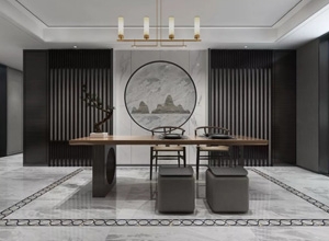 新中式遇見黑白灰，儒雅輕靈，一見傾心